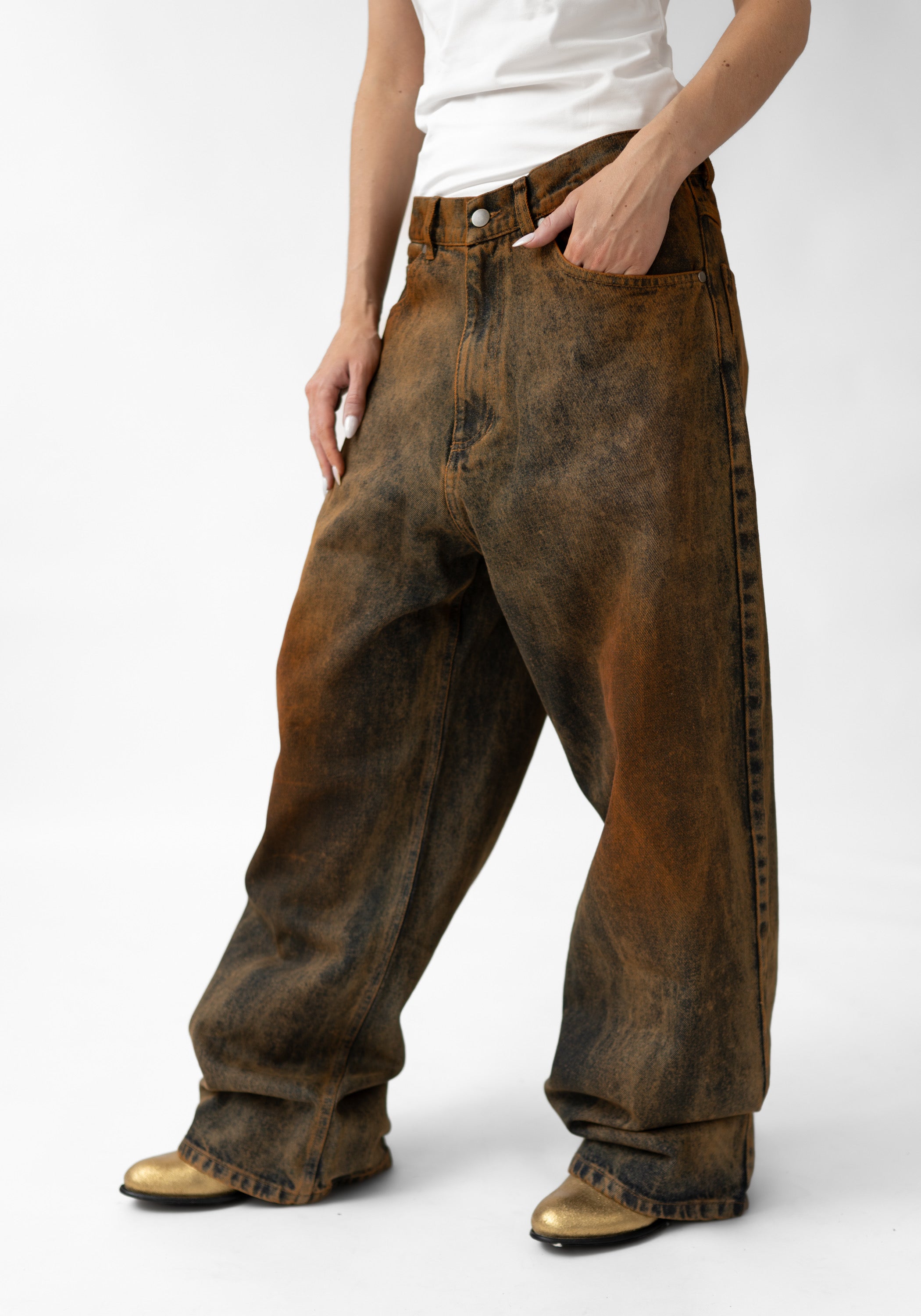Overdyed Desert Bolo Jeans