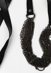 Shift 02 Leather and Chain Necklace/Choker/Belt
