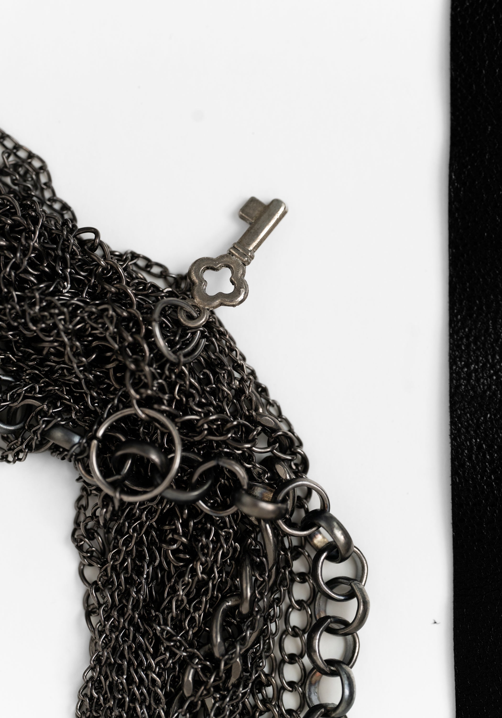 Shift 02 Leather and Chain Necklace/Choker/Belt