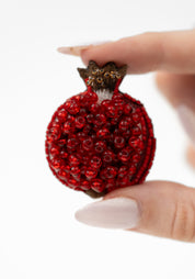 Pomegranate Embroidered Pin