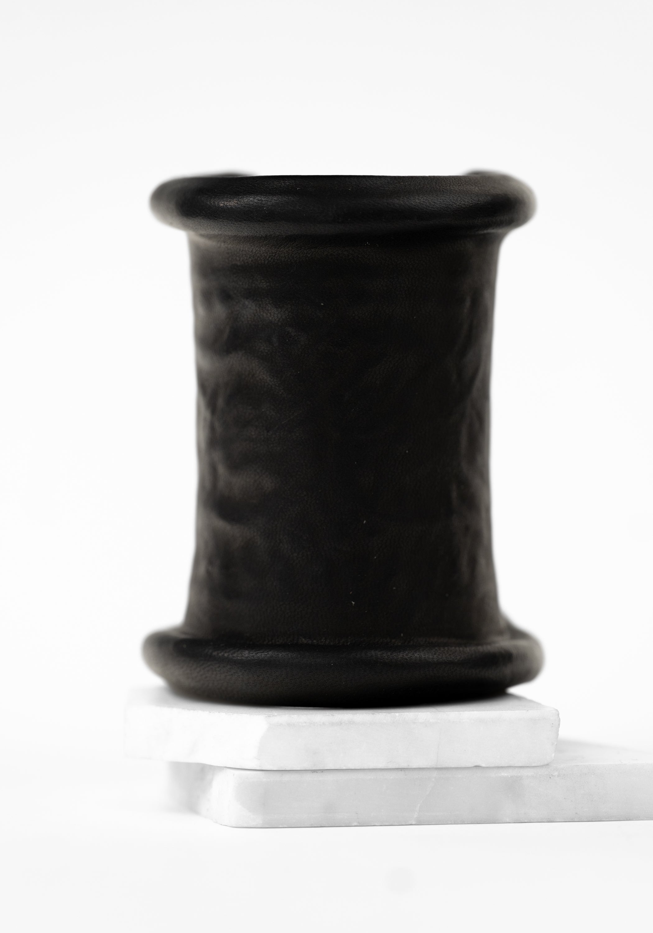Core Black Leather Cuff
