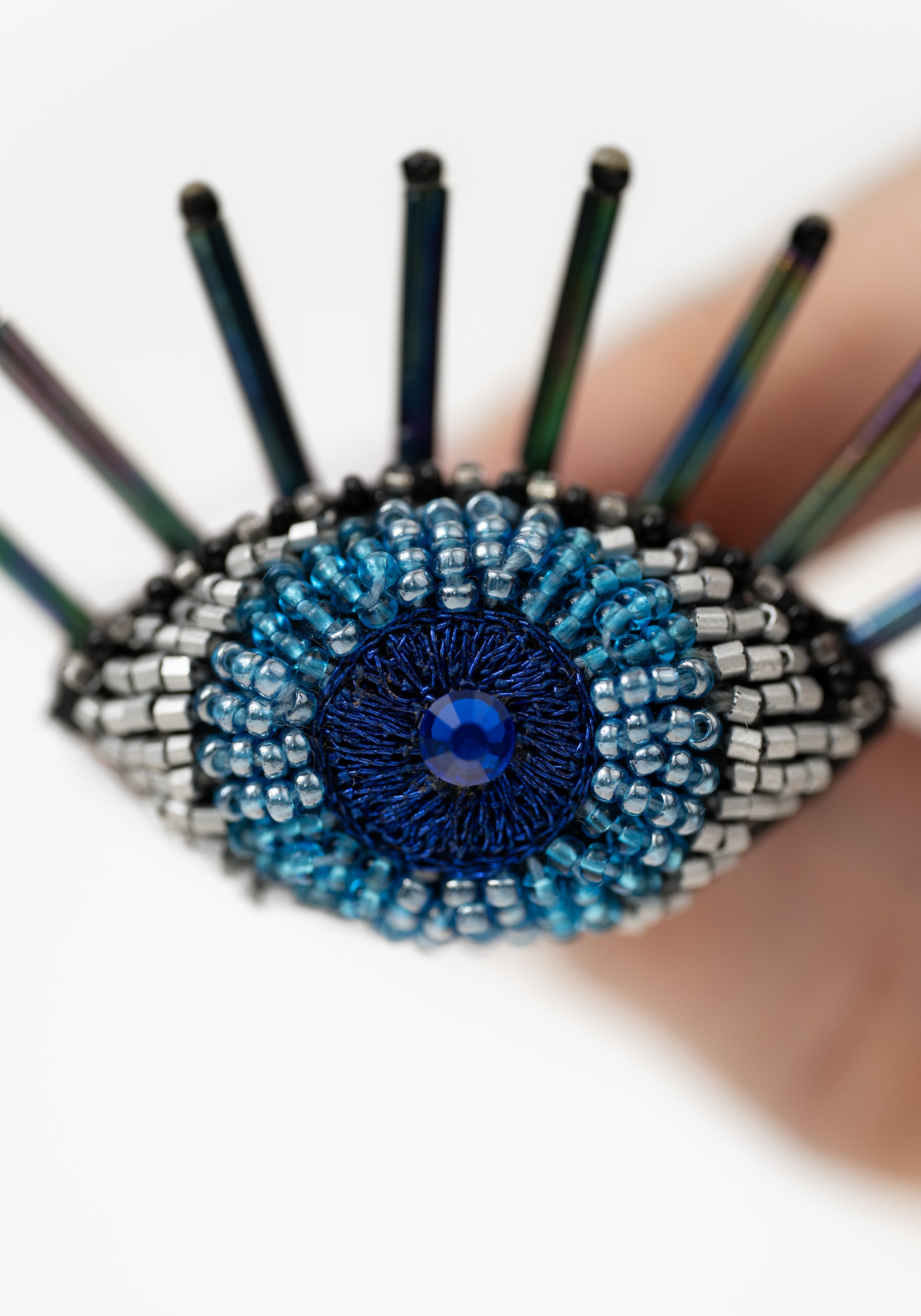 Eye Spy Embroidered Pin