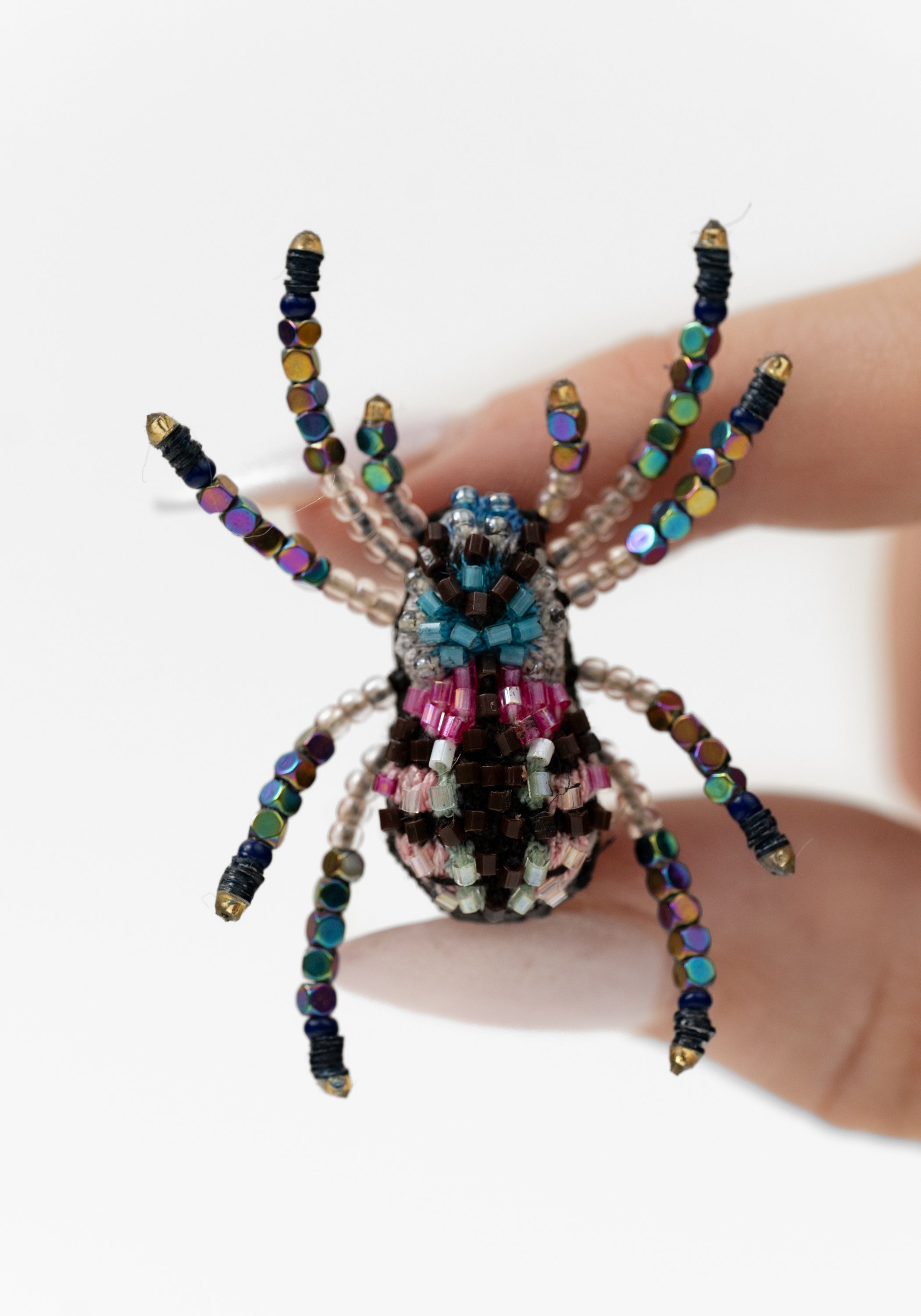 Jewel Tarantula Embroidered Pin