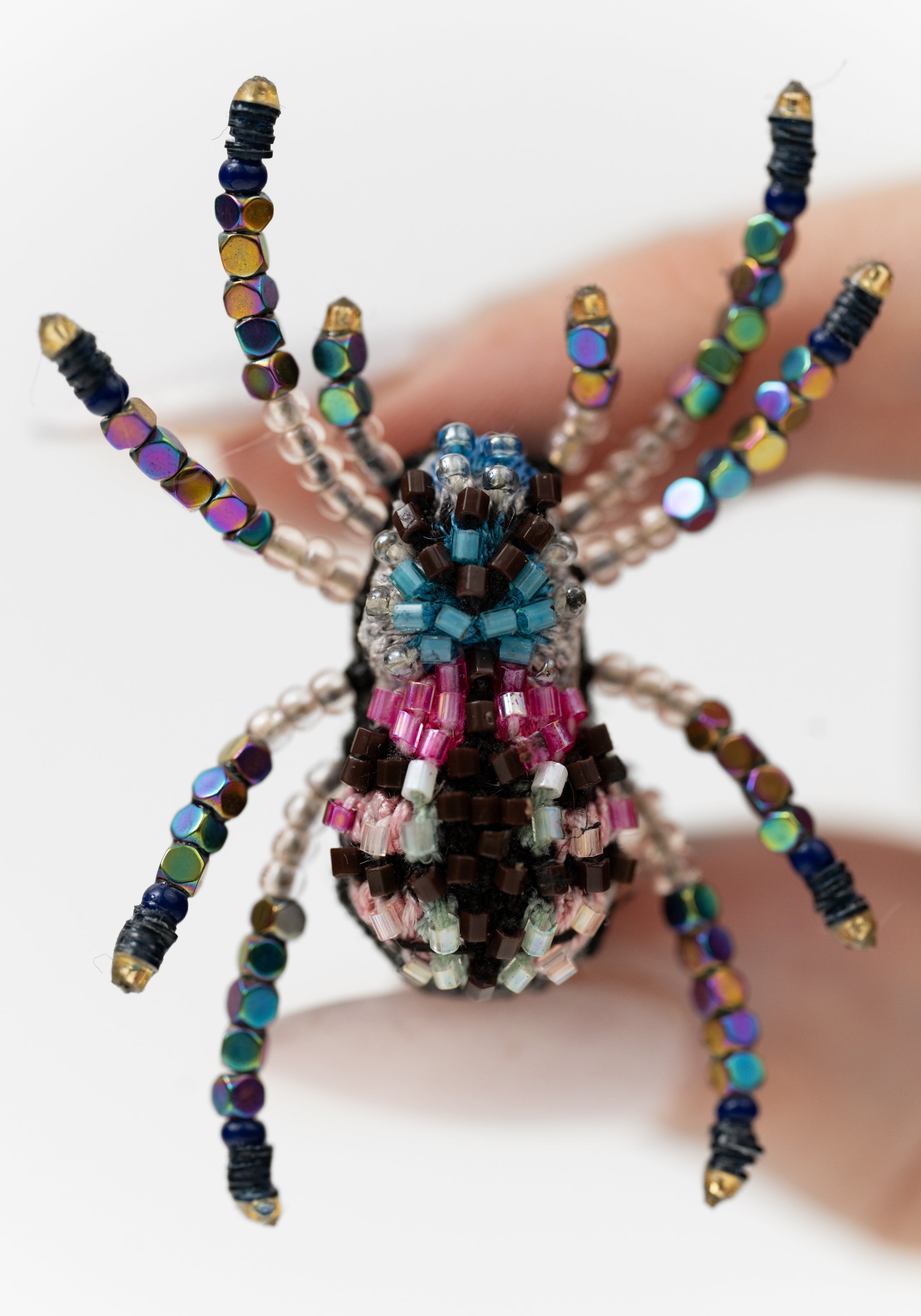 Jewel Tarantula Embroidered Pin