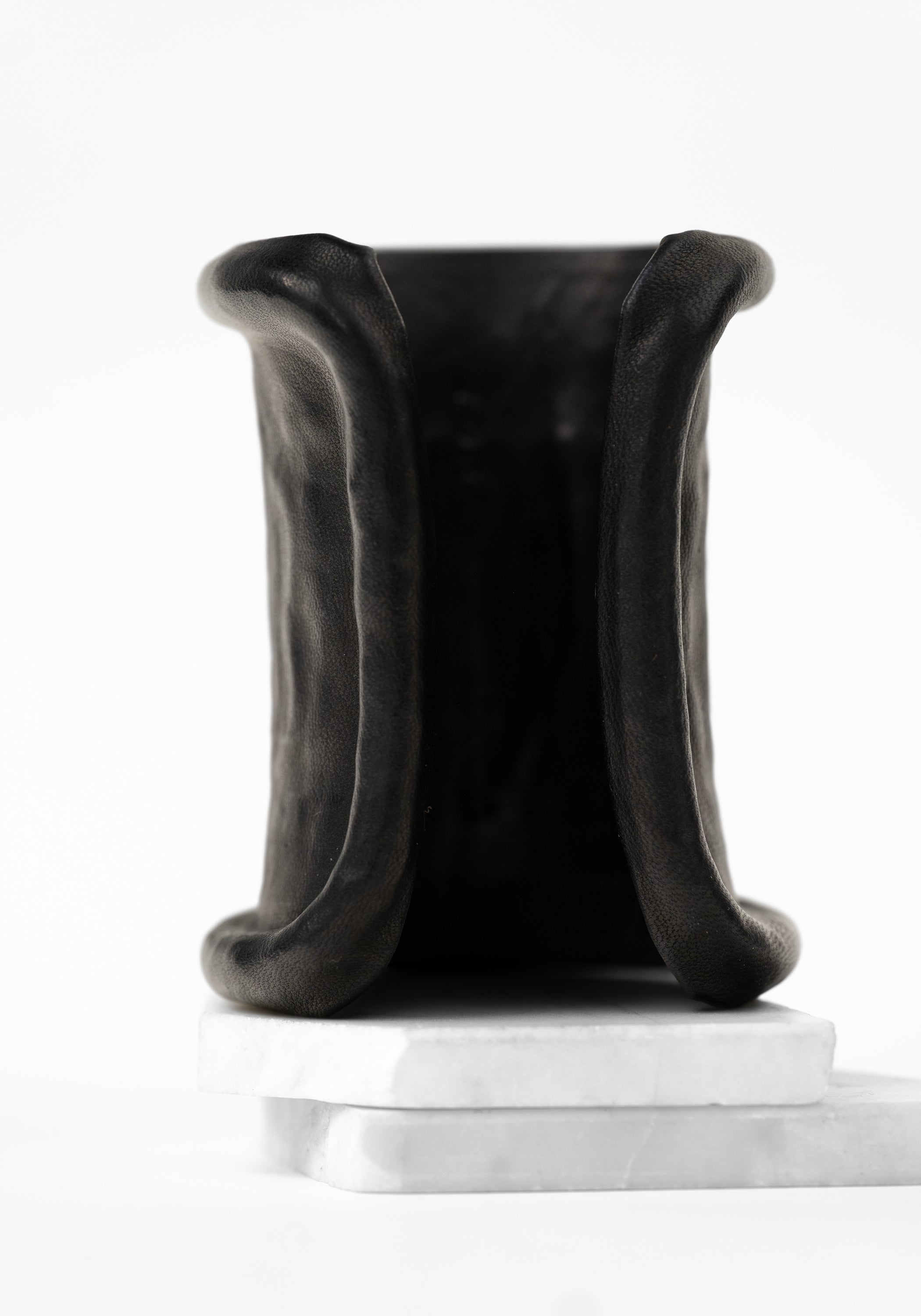 Core Black Leather Cuff