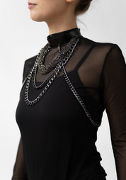 Shift 01 Leather and Chain Harness