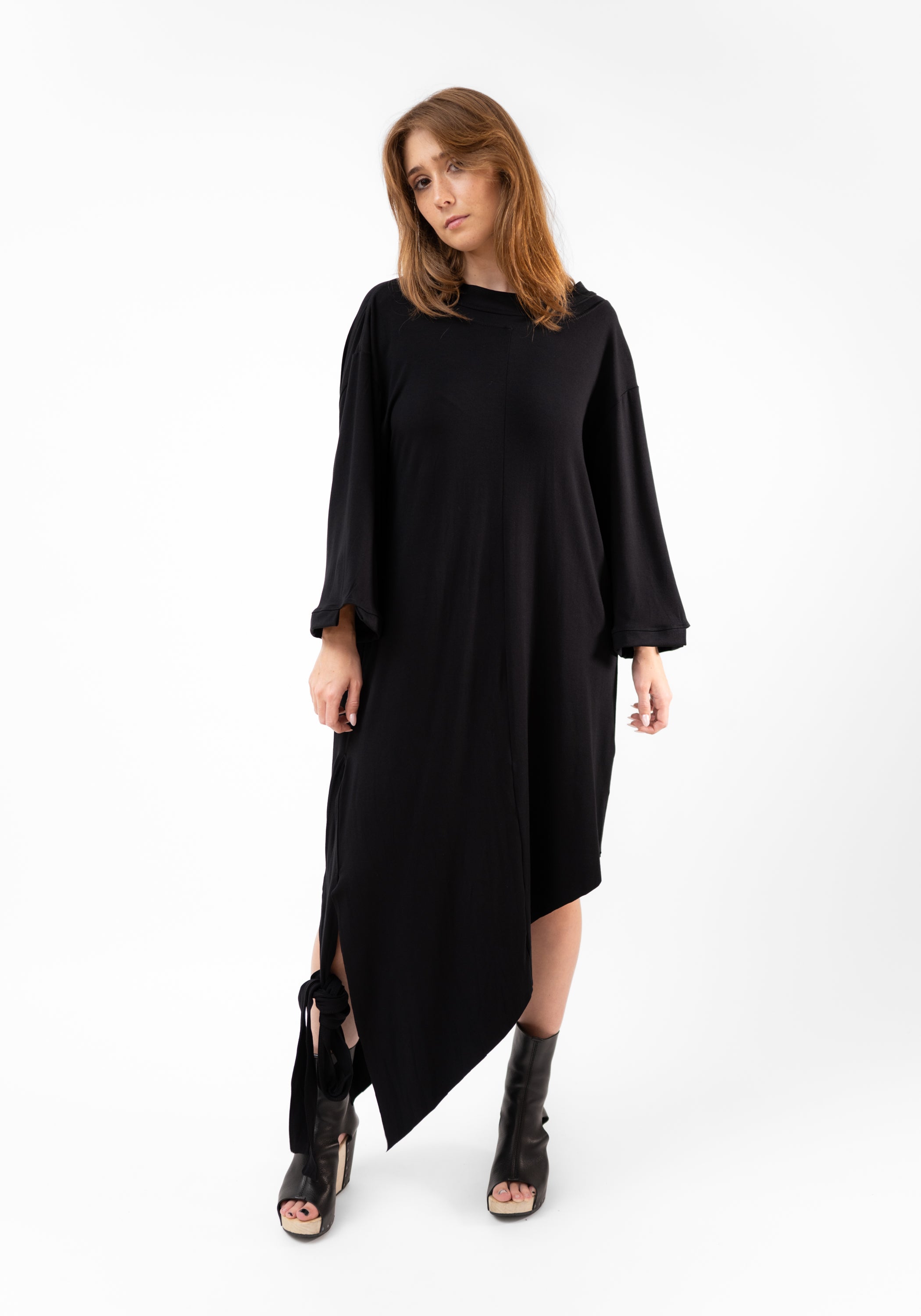 Terjun Tie Details Jersey Dress - December Thieves