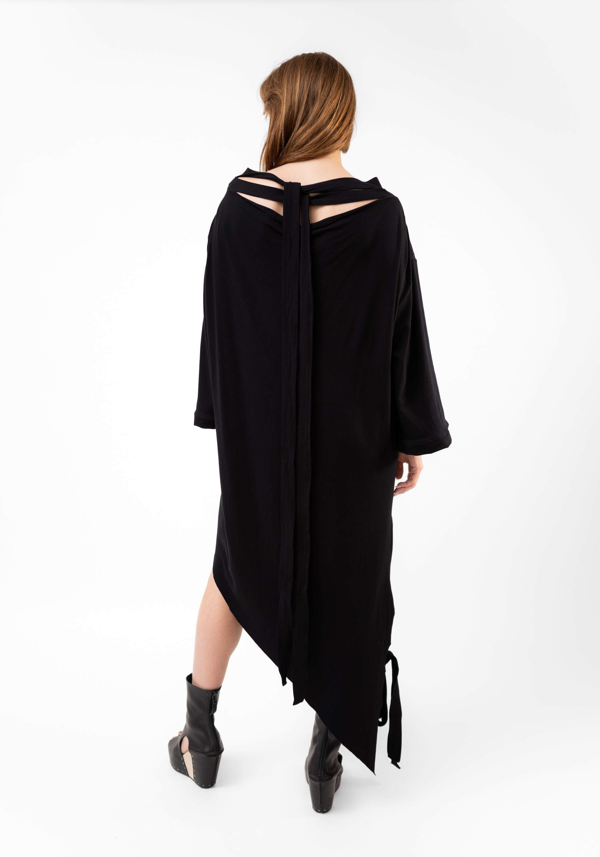 Terjun Tie Details Jersey Dress - December Thieves