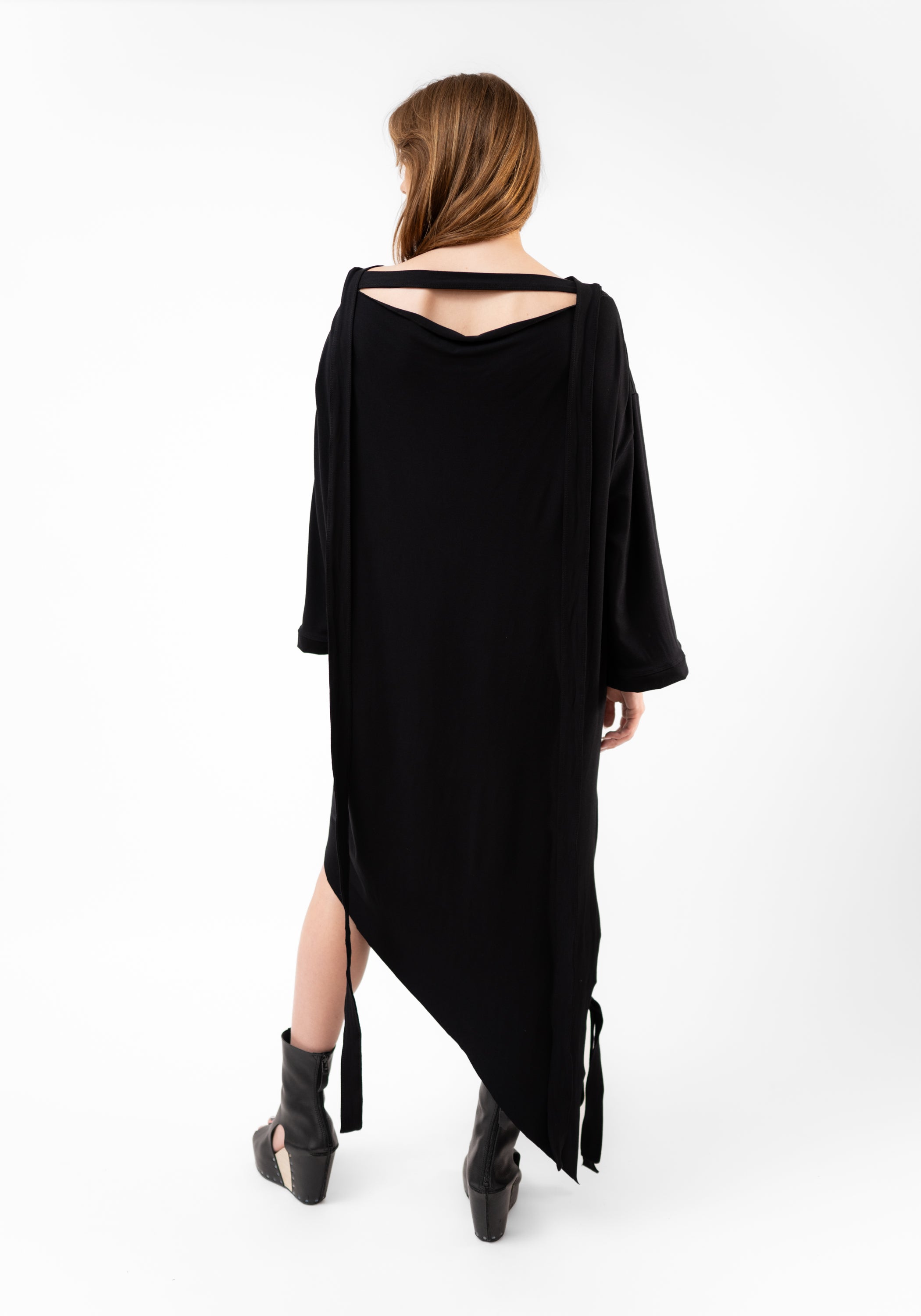 Terjun Tie Details Jersey Dress - December Thieves