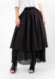 Hallek Layered Full Midi Skirt - December Thieves