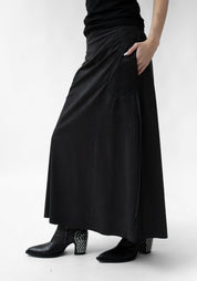 Lucy Stitch Detail Faux Suede Skirt