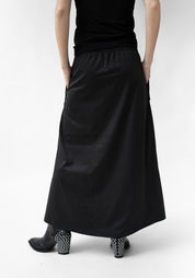Lucy Stitch Detail Faux Suede Skirt