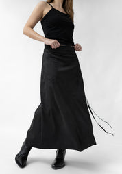 Lucy Stitch Detail Faux Suede Skirt