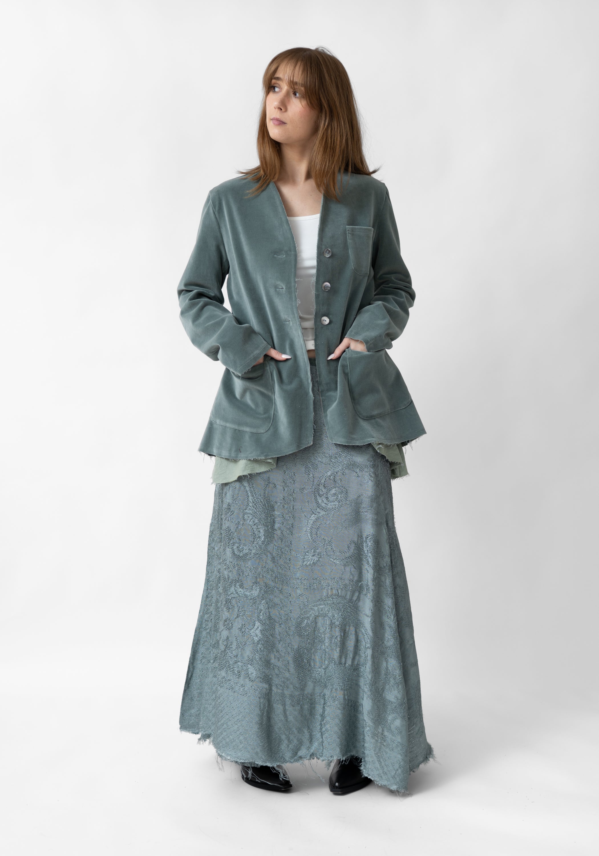 Petunia Oversized Velvet Jacket