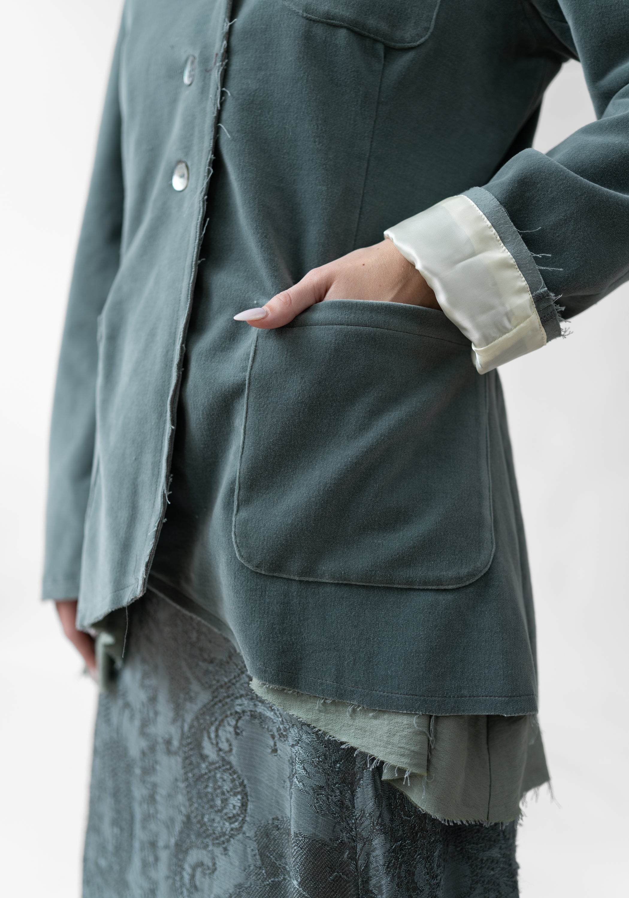 Petunia Oversized Velvet Jacket
