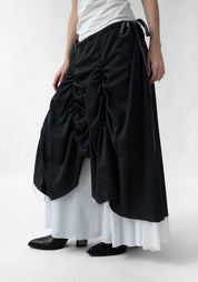 Iolanda Layered Ruche Front Skirt