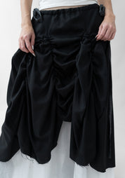 Iolanda Layered Ruche Front Skirt