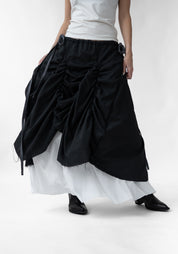 Iolanda Layered Ruche Front Skirt