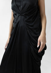 Conchiglia Draped Sides Maxi Dress