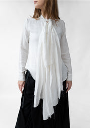 Rizoma Ruffle Front Tie Neck Blouse