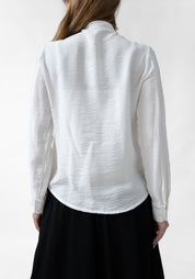 Rizoma Ruffle Front Tie Neck Blouse