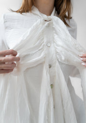 Rizoma Ruffle Front Tie Neck Blouse