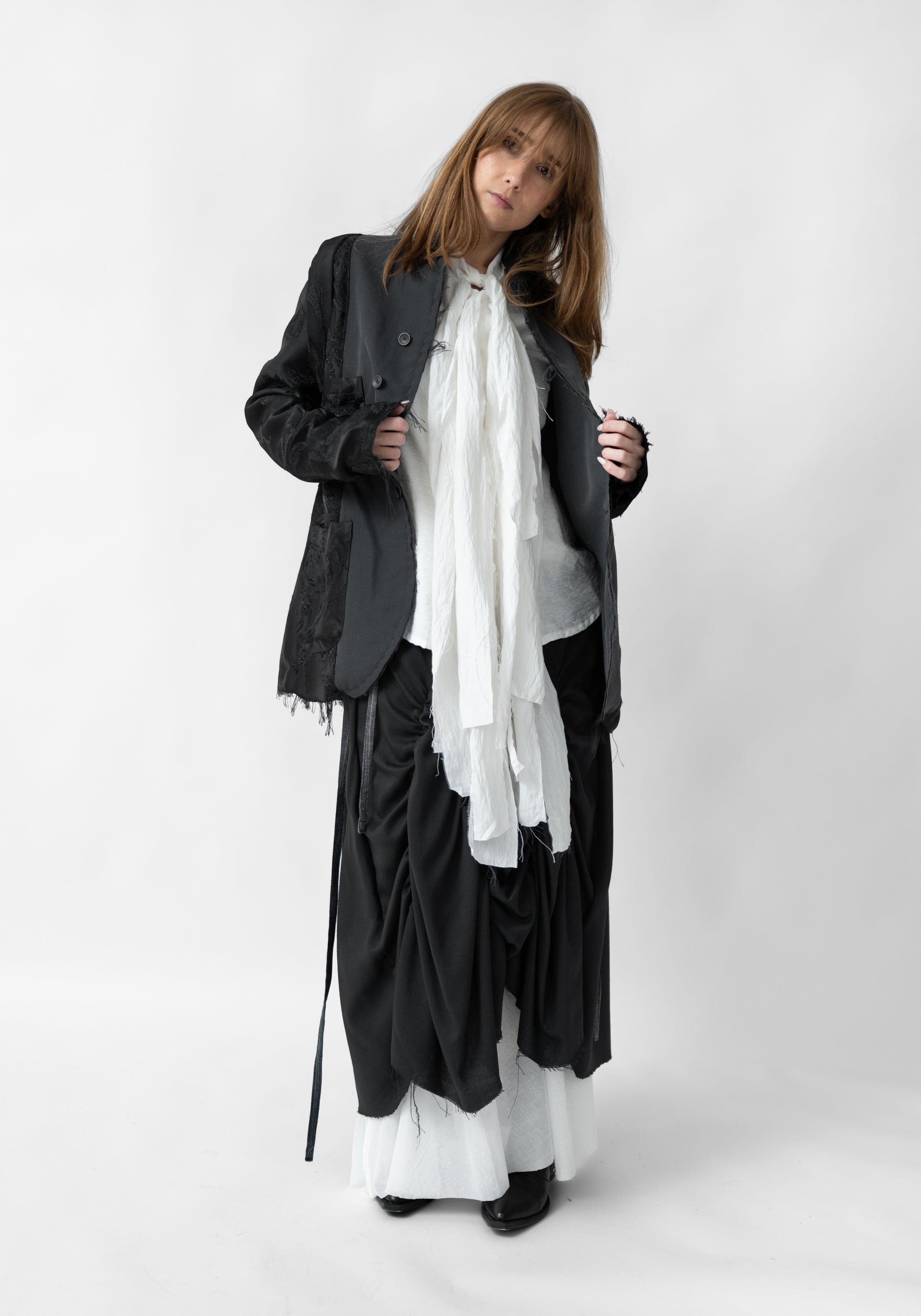 Uriel Reversible Antique Silk And Wool Blazer