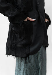 Uriel Reversible Antique Silk And Wool Blazer