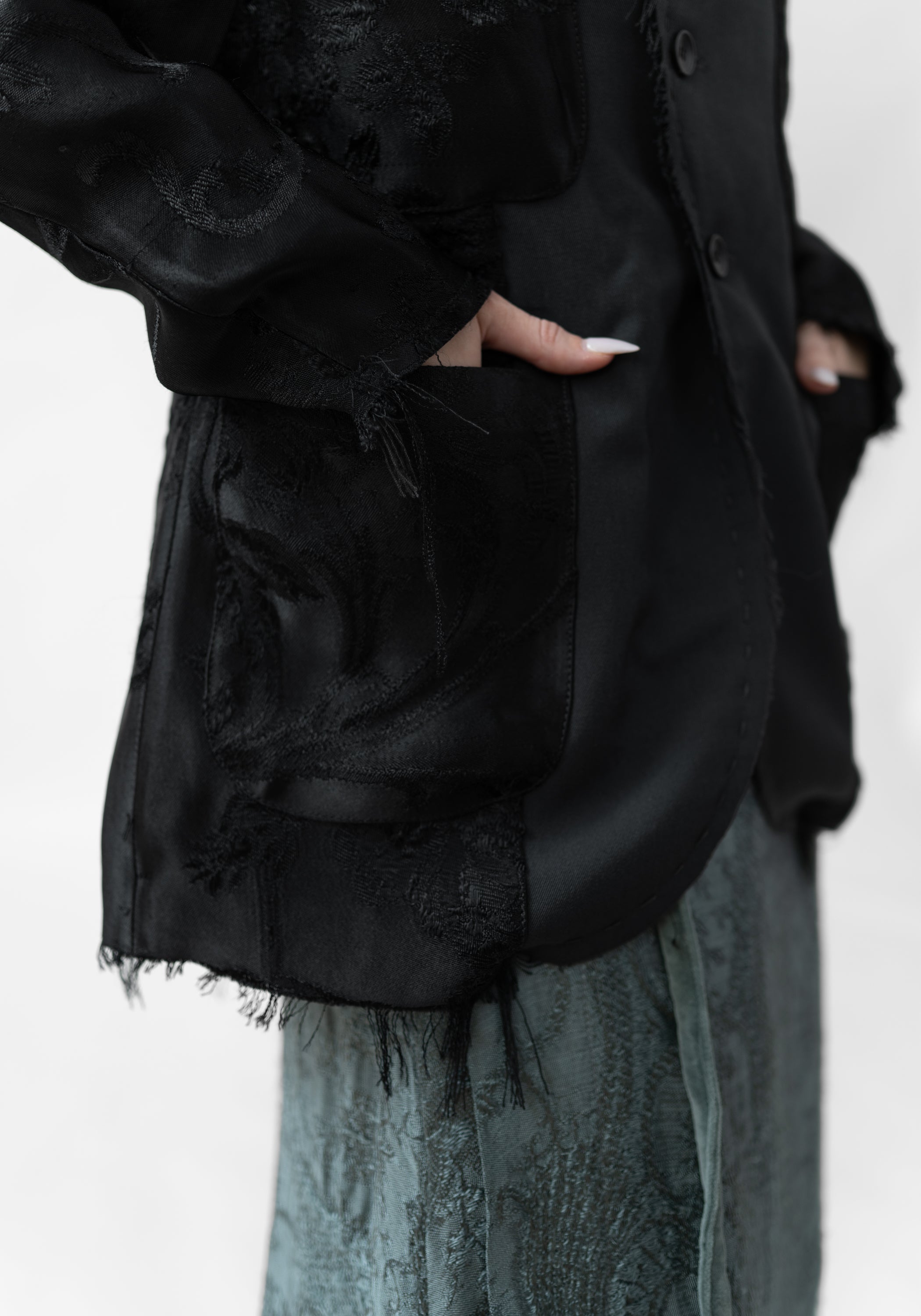 Uriel Reversible Antique Silk And Wool Blazer
