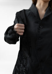 Uriel Reversible Antique Silk And Wool Blazer