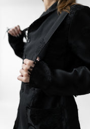 Uriel Reversible Antique Silk And Wool Blazer