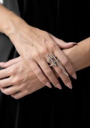 Sterling Long Bar Ring