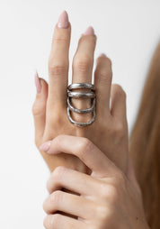 Sterling Tiered Ring