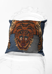Tibetan Tiger Velvet Pillow