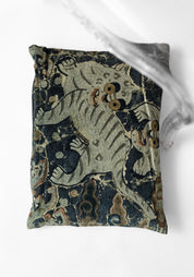 Rectangular Tiger Velvet Pillow