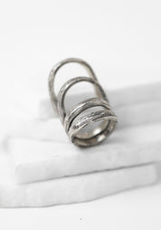 Sterling Tiered Ring