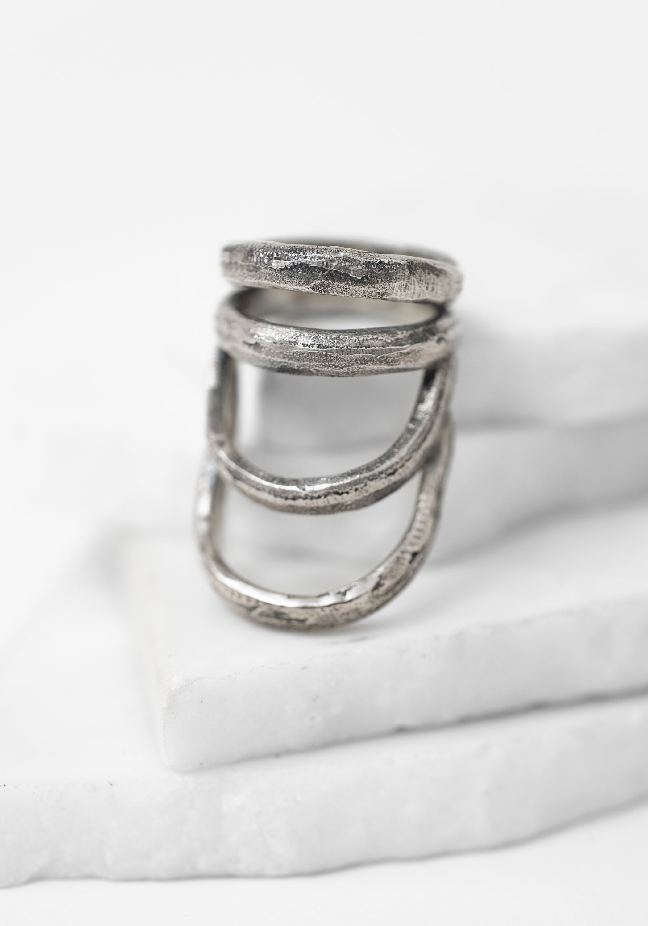 Sterling Tiered Ring