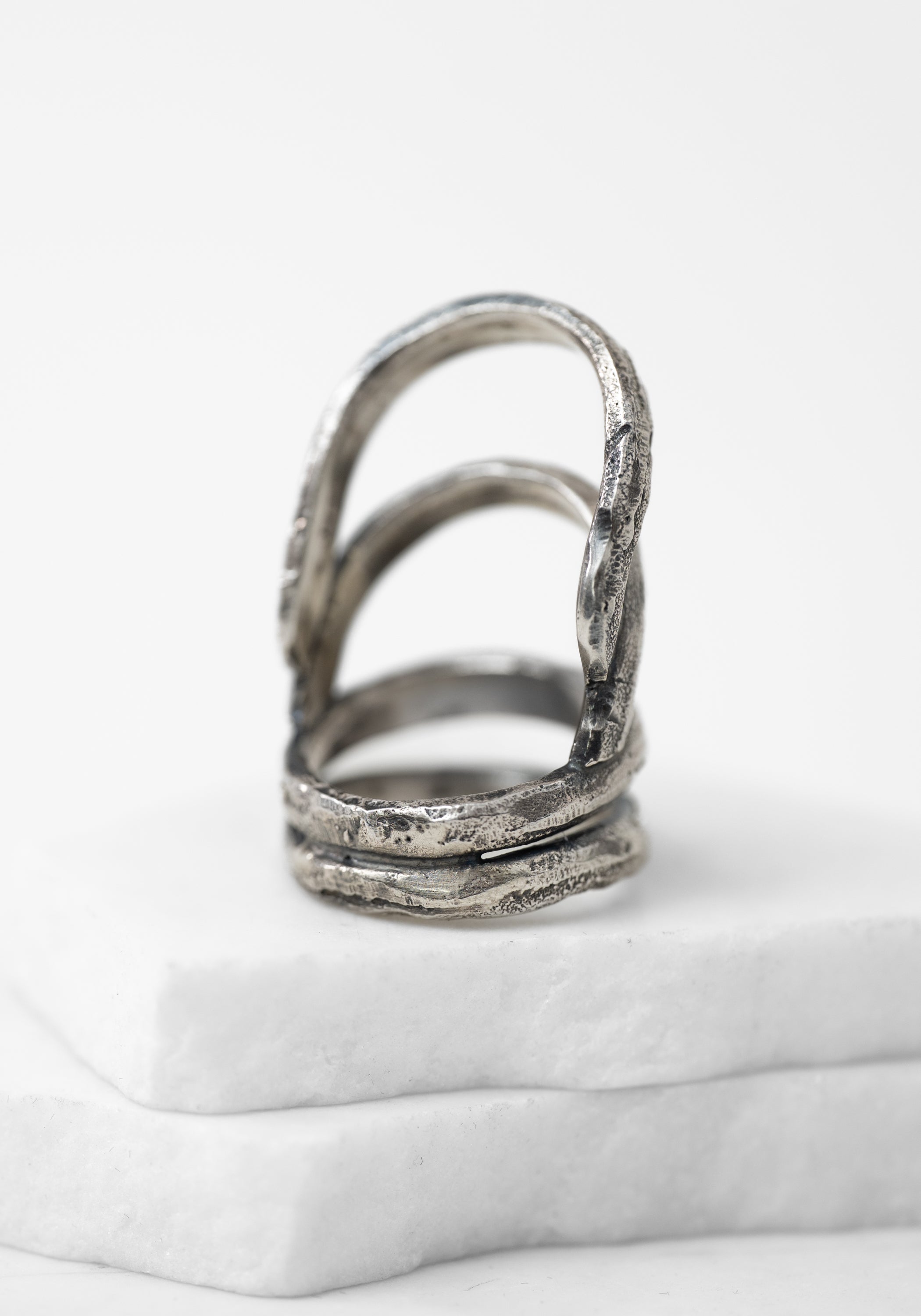 Sterling Tiered Ring