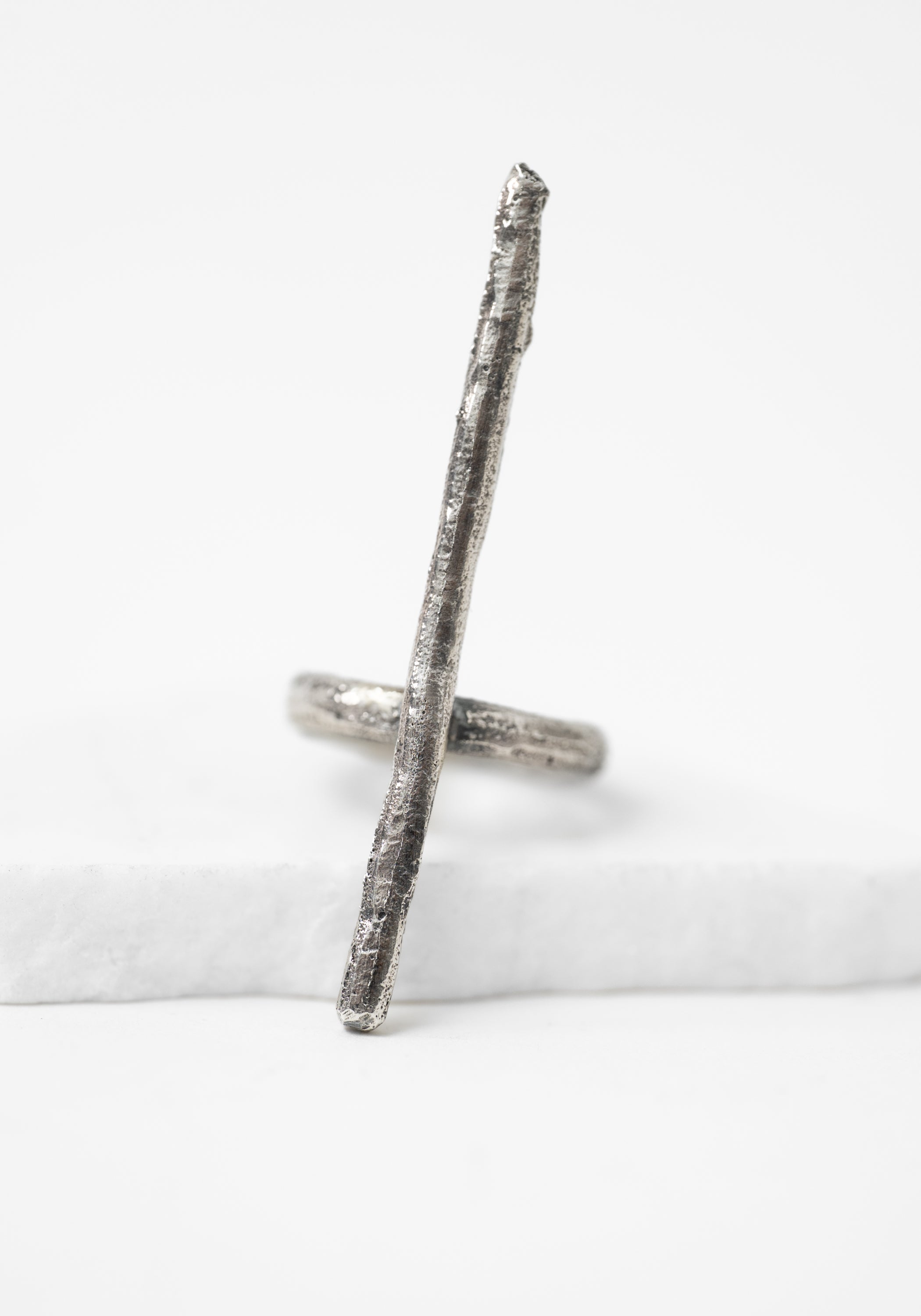 Sterling Long Bar Ring
