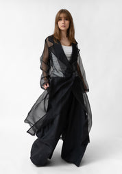 Organza Trench Coat