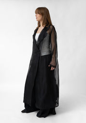 Organza Trench Coat