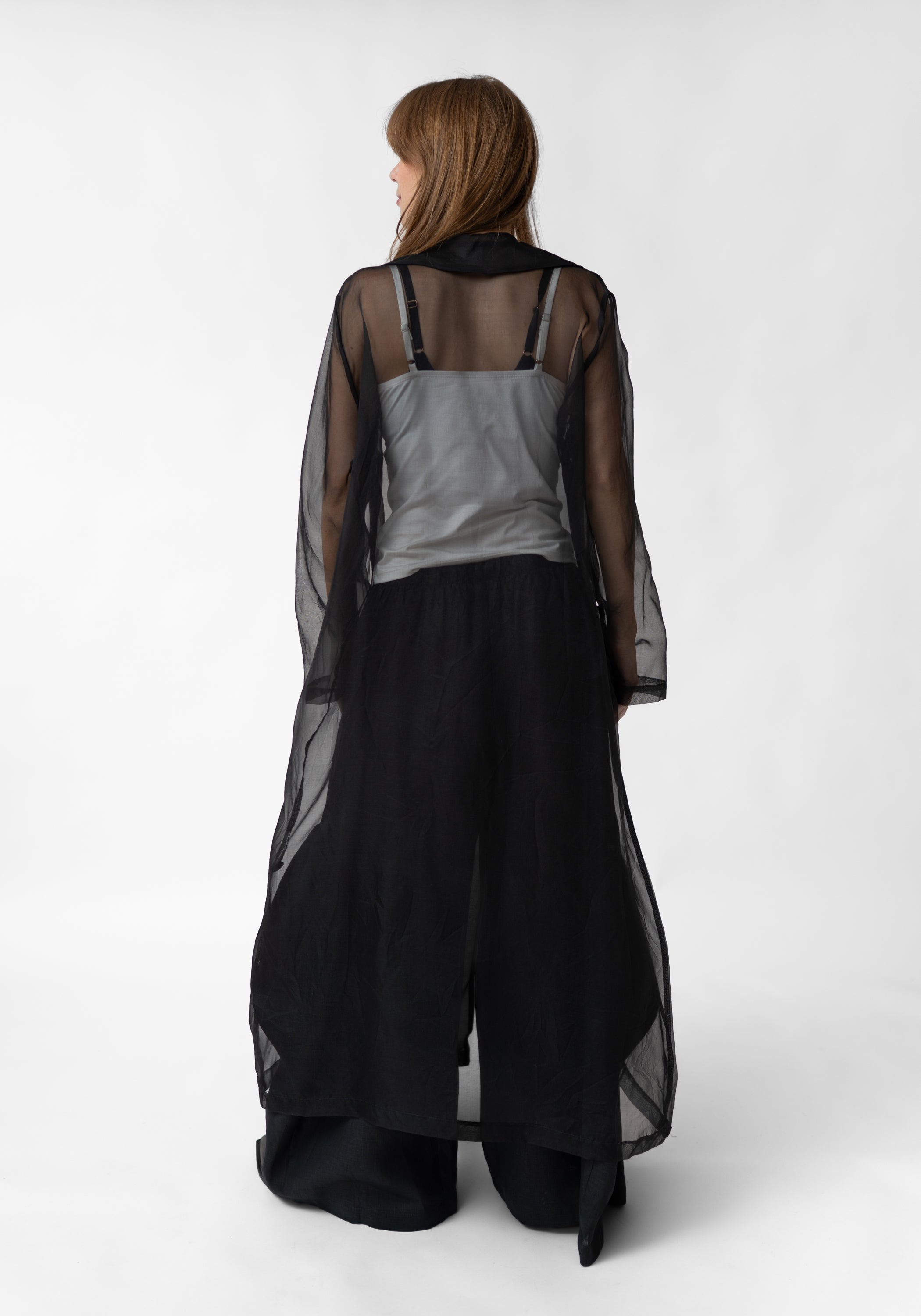 Organza Trench Coat