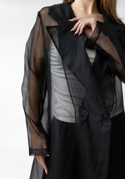 Organza Trench Coat