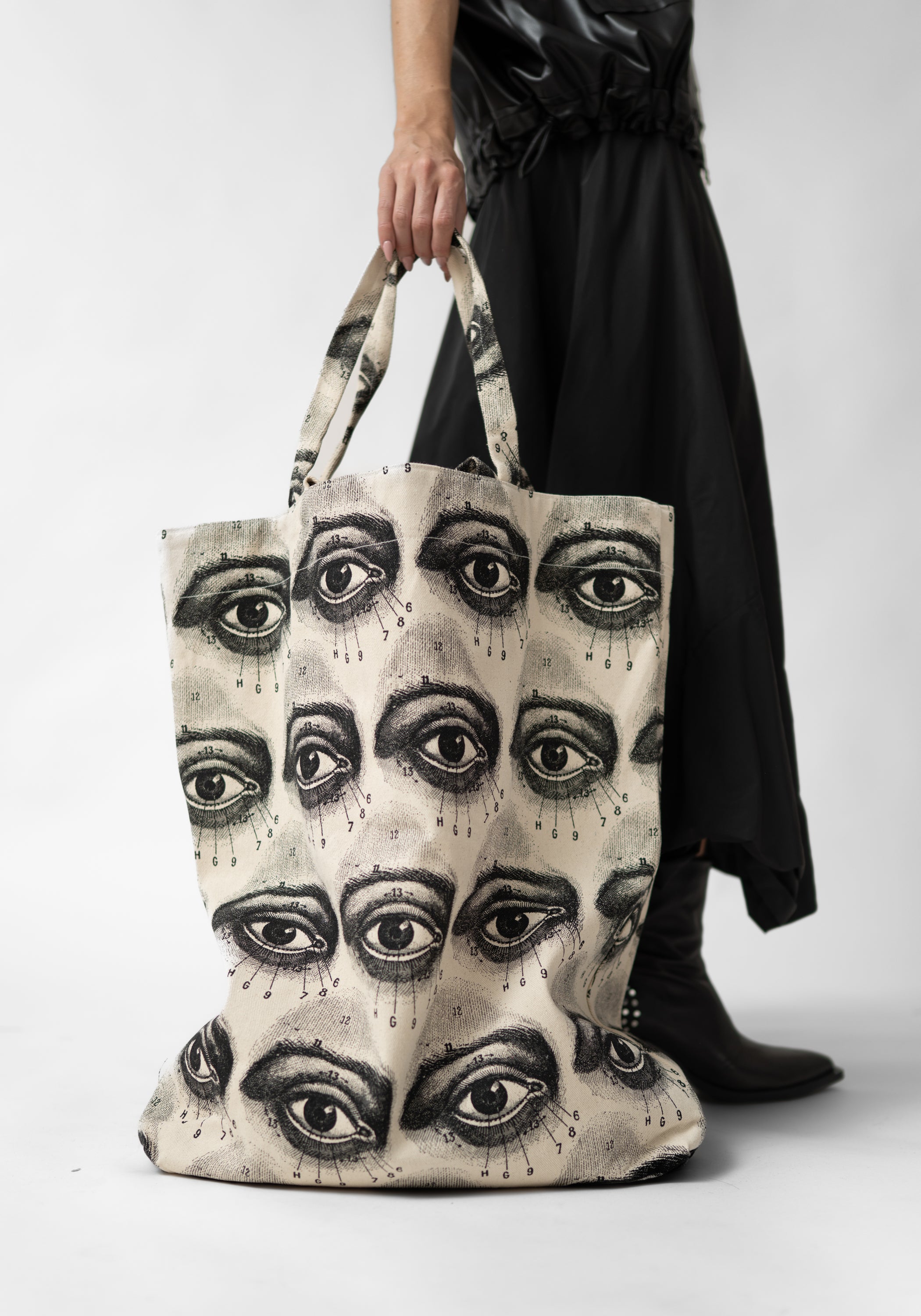 Eye Chart Printed Jumbo Tote Bag