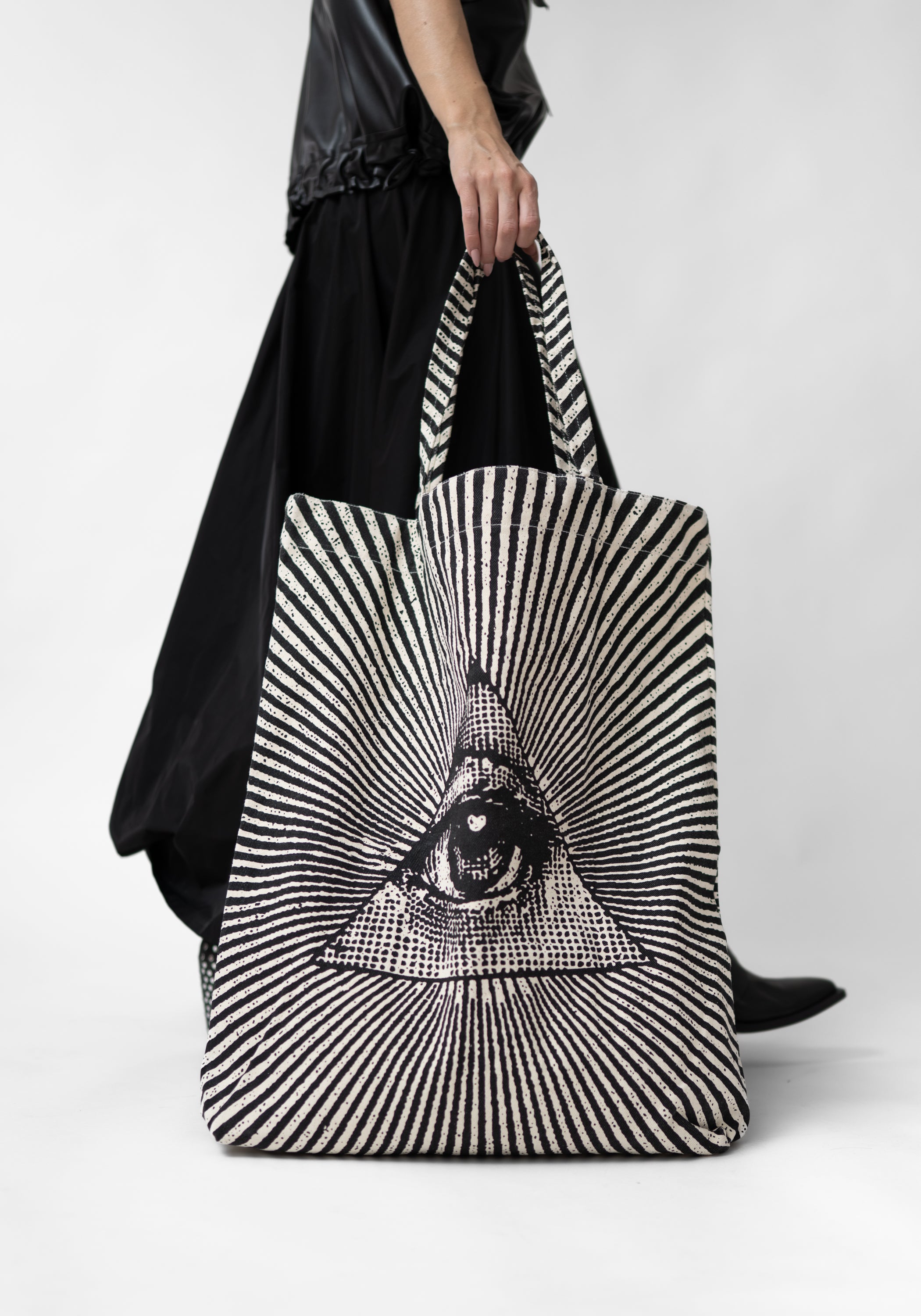 All Seeing Eye Printed Jumbo Tote Bag