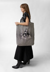 All Seeing Eye Printed Jumbo Tote Bag