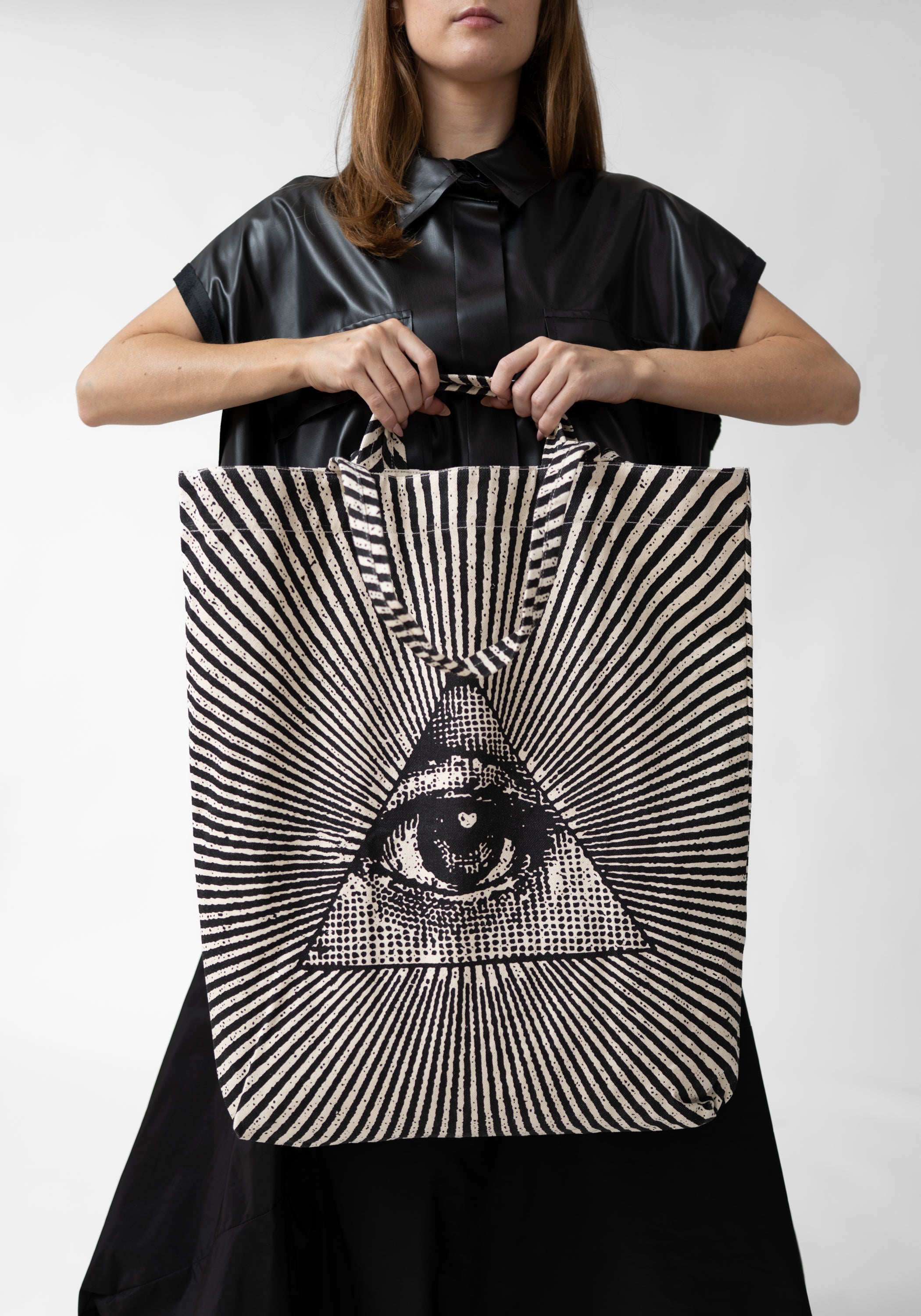All Seeing Eye Printed Jumbo Tote Bag