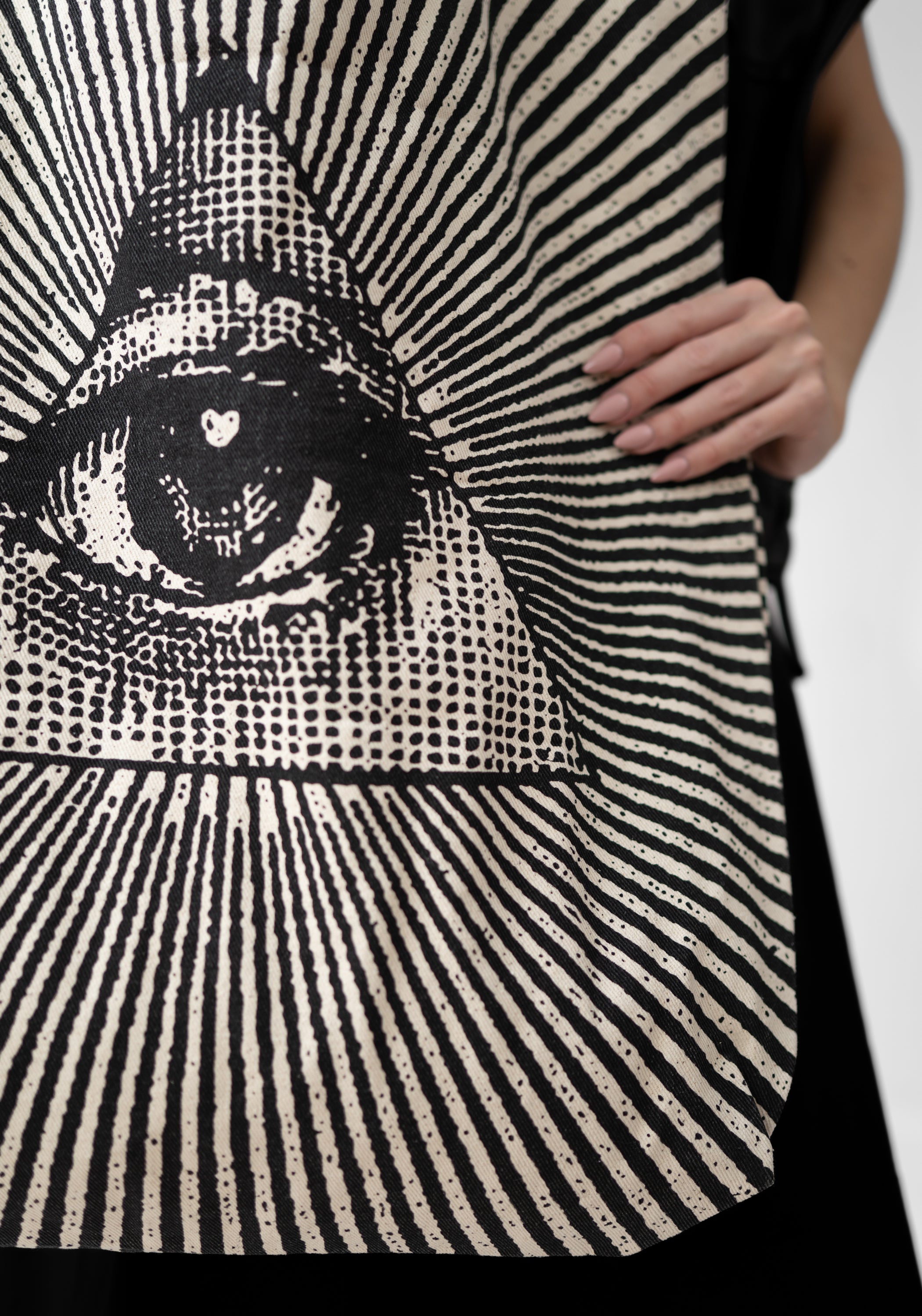 All Seeing Eye Printed Jumbo Tote Bag