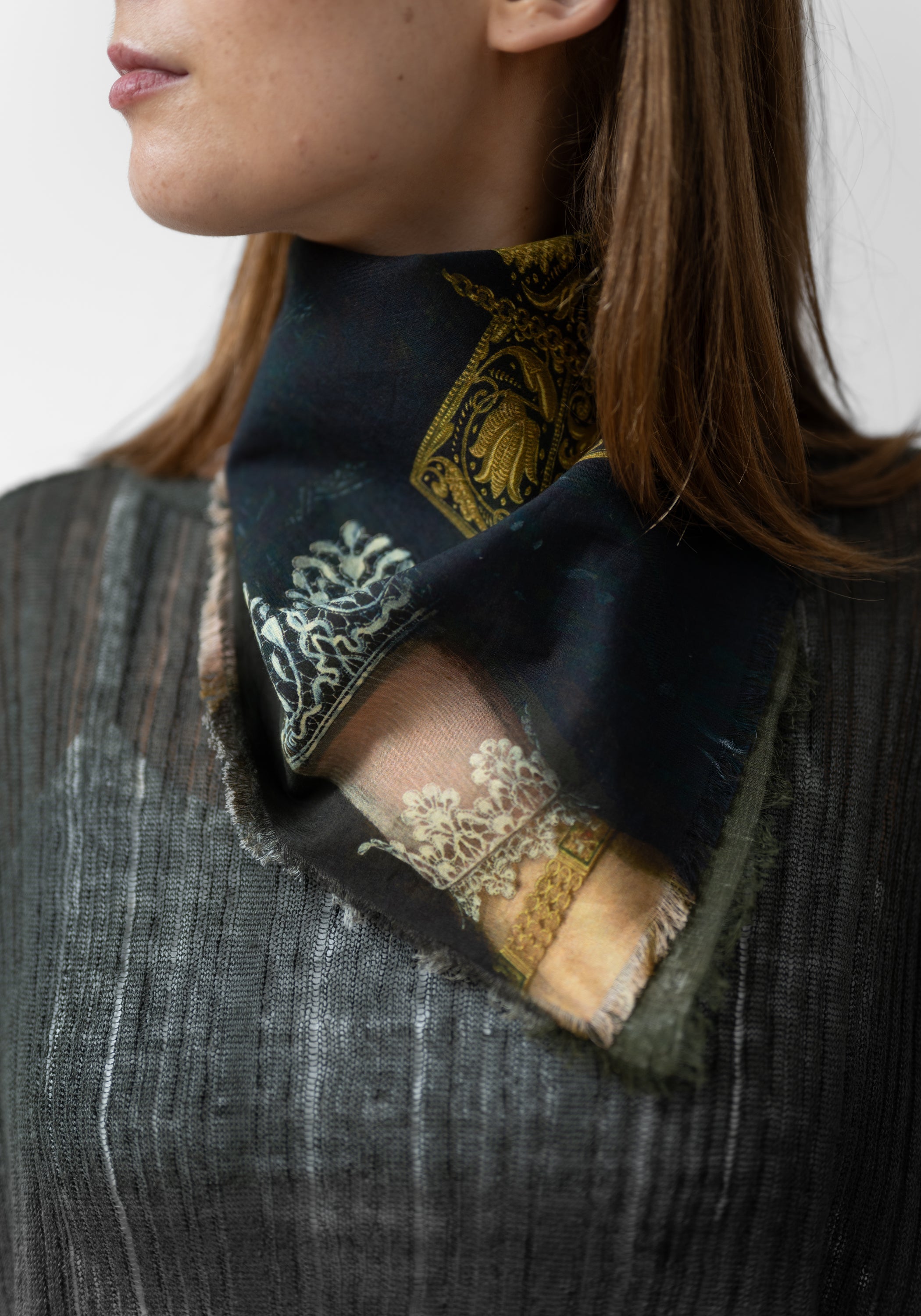 Dutch Collar Voile Bandana
