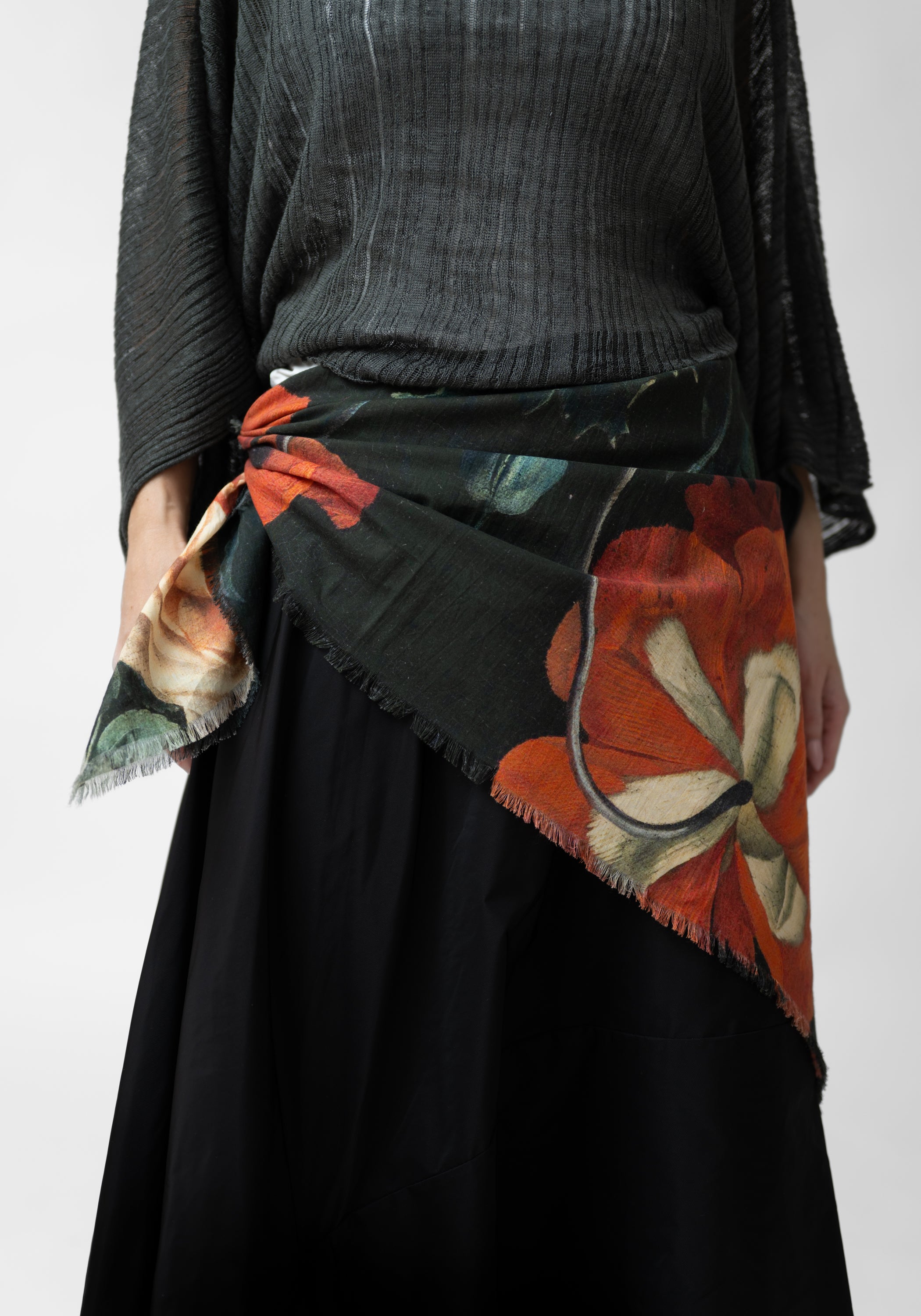 Antwerp Poppy Voile Bandana